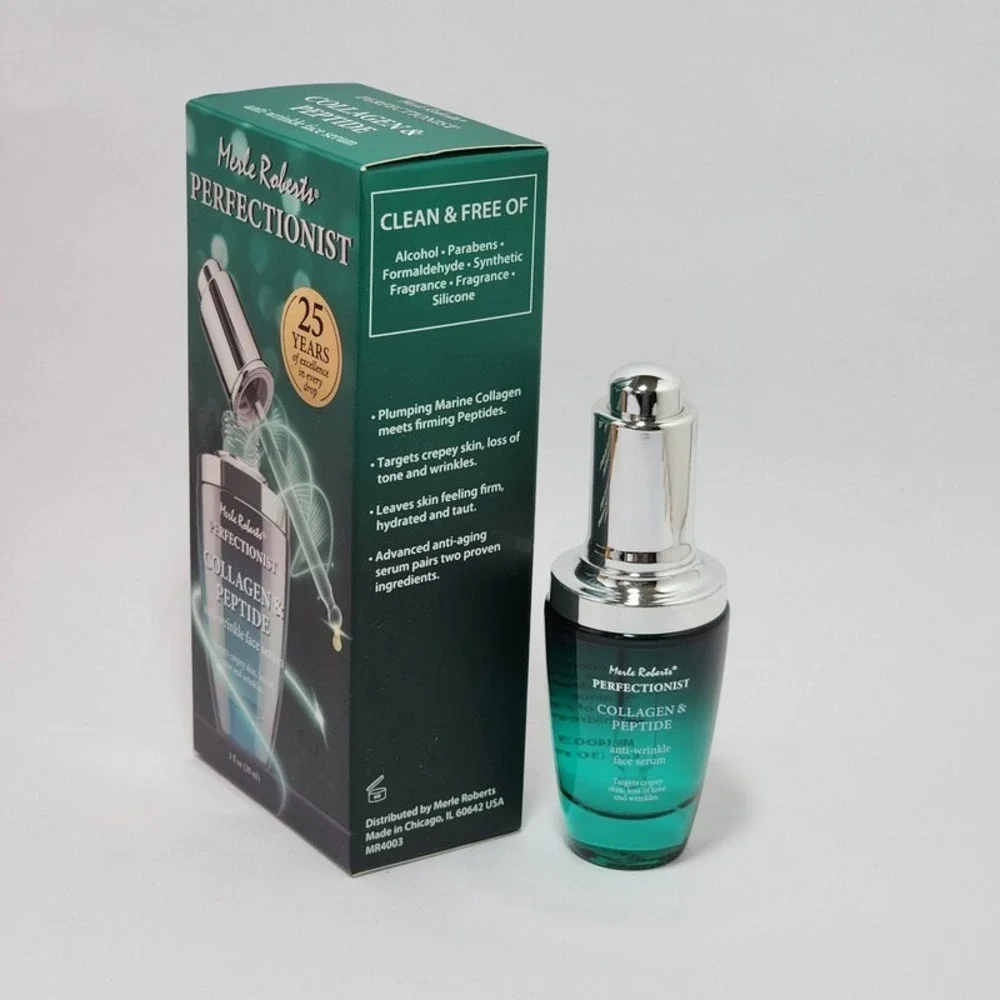 Merle Roberts Perfectionist Collagen & Peptide Anti-wrinkle Face Serum 1 fl oz